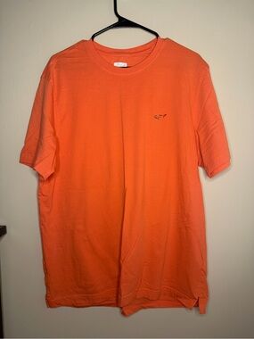 Greg Norman Collection Orange Short-Sleeve Crew Tee